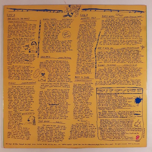 The Rolling Stones - Dirty Work - Vinyl LP Record - Picture 3 of 6